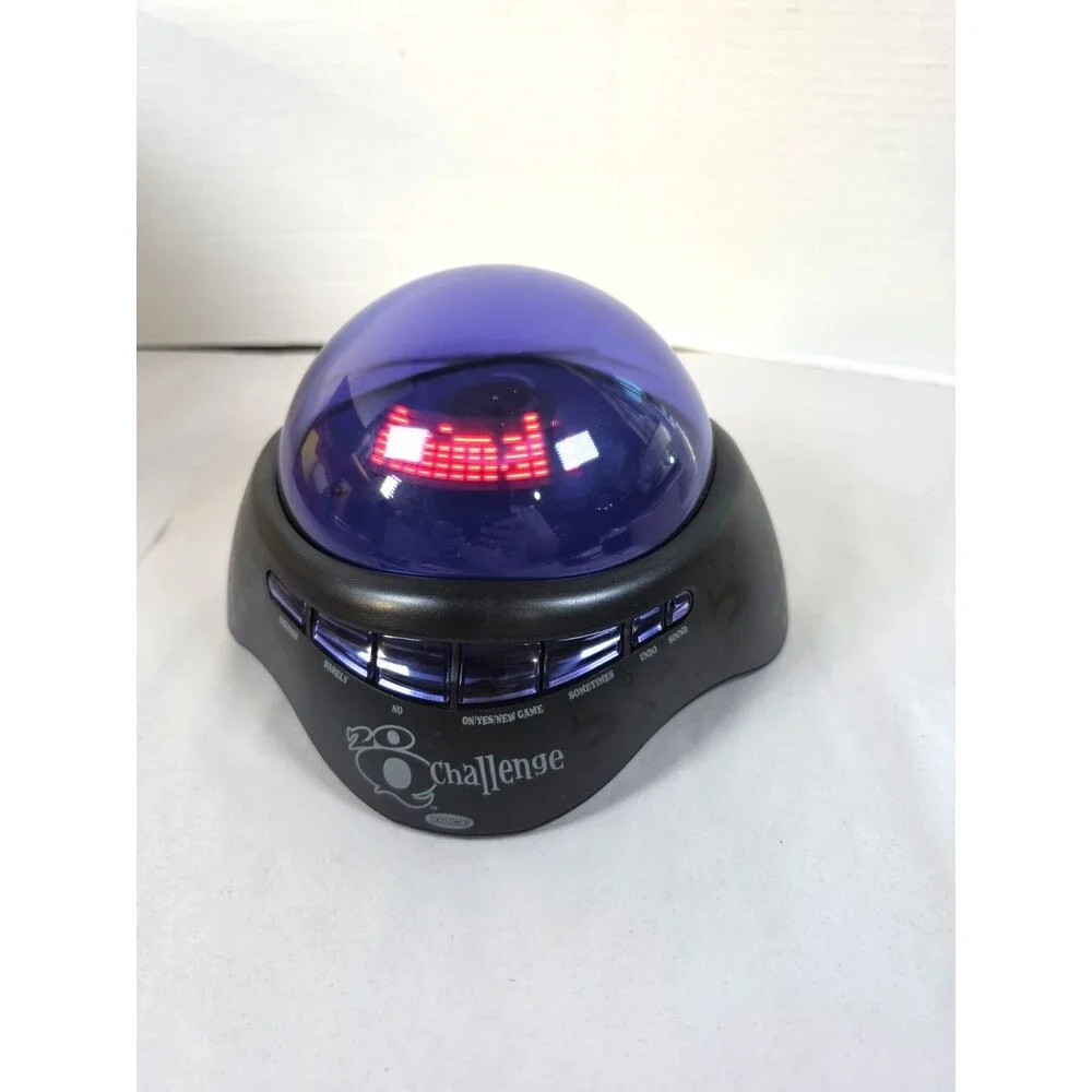Vintage Challenge 20 Q Electronic Guessing Game Rare Black Color